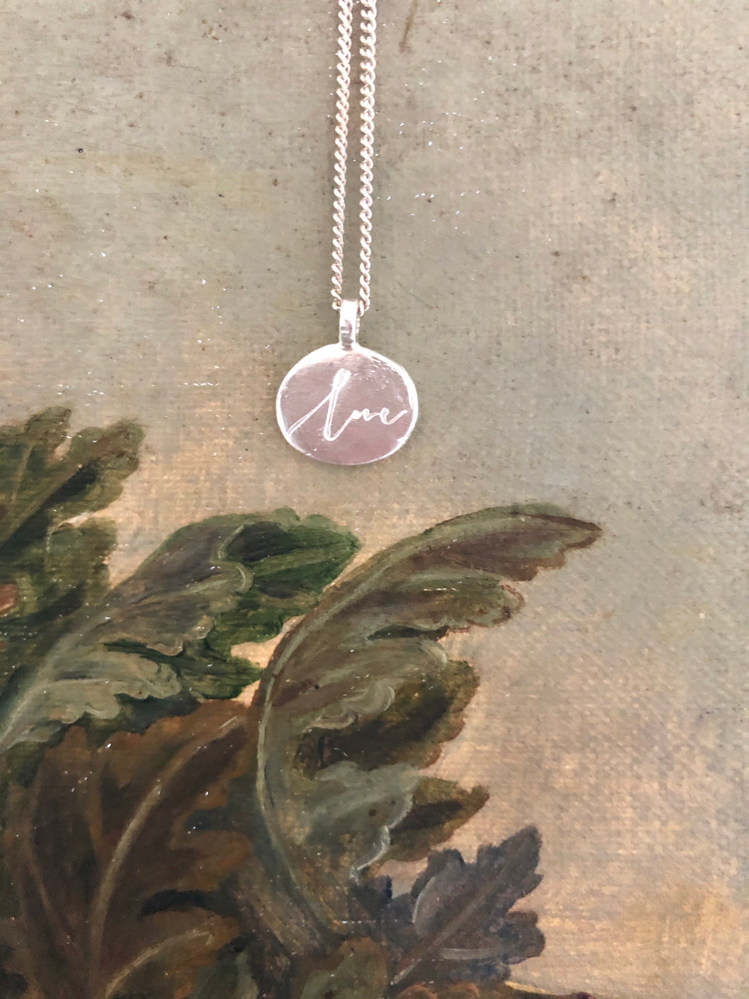 Love disc pendant